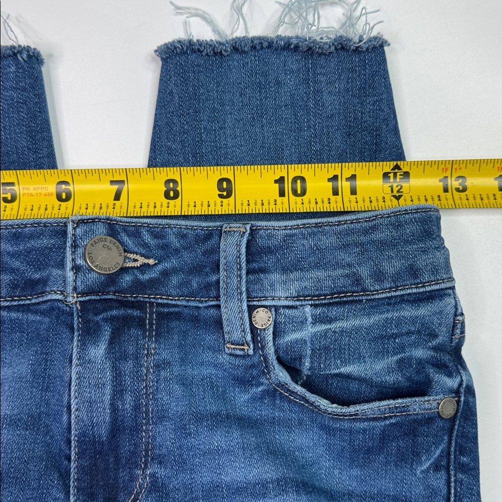 Paige Verdugo Ankle Skinny Jeans Size 24 - Picture 7 of 10